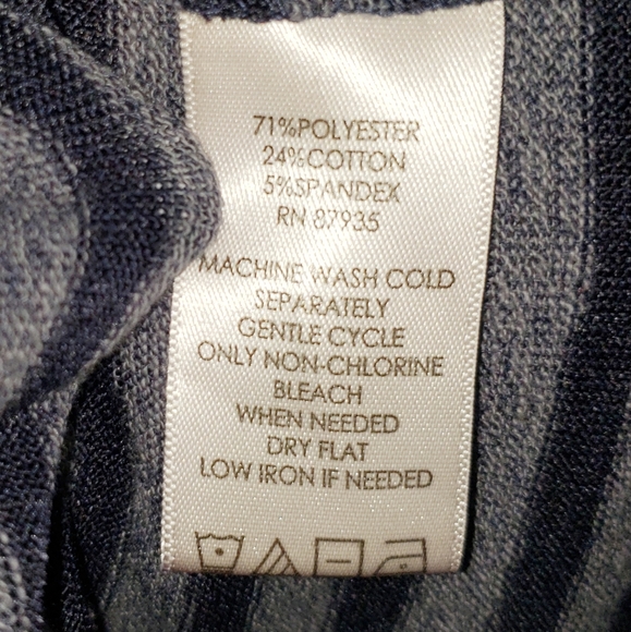 LOGO by Lori Goldstein waterfall women's vest size medium blue - Picture 8 of 8